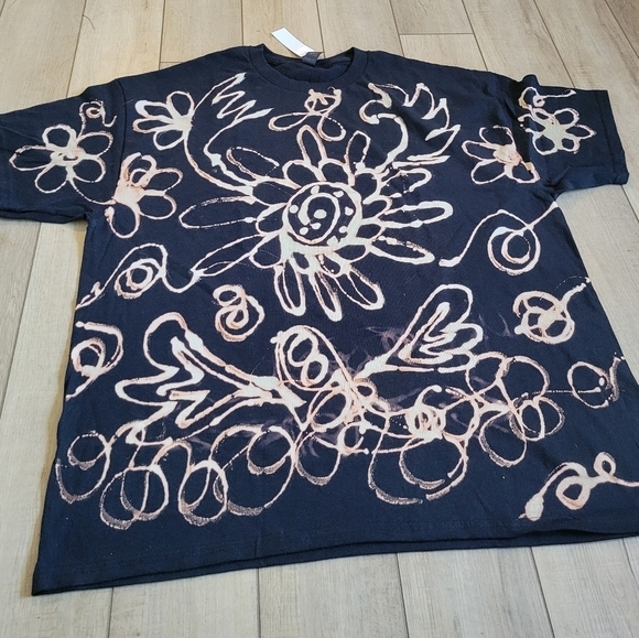 New Handmade Bleach Dye Shirt Size Mens XL - Picture 2 of 4
